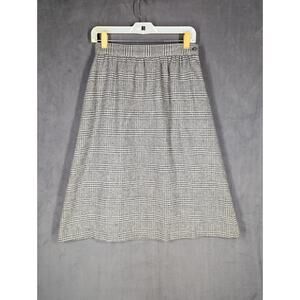 Grand Tier Vintage Wool Blend Tweed Skirt Size 10 Petite Business Office Retro